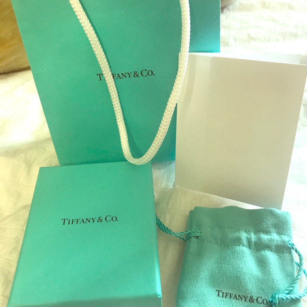 Tiffany and Co small Paper and fabric bag and more